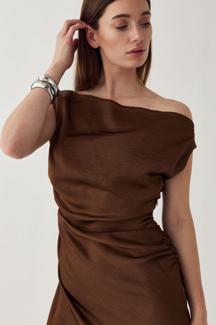 Noella - N-Mignonette Dress 16240003 - 418 - Toffee Kjoler 