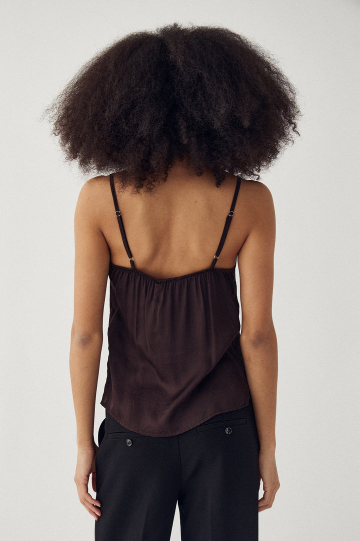 Noella - N-Miliana Blouse 16440001 - 1507 - Copper Brown Bluser 