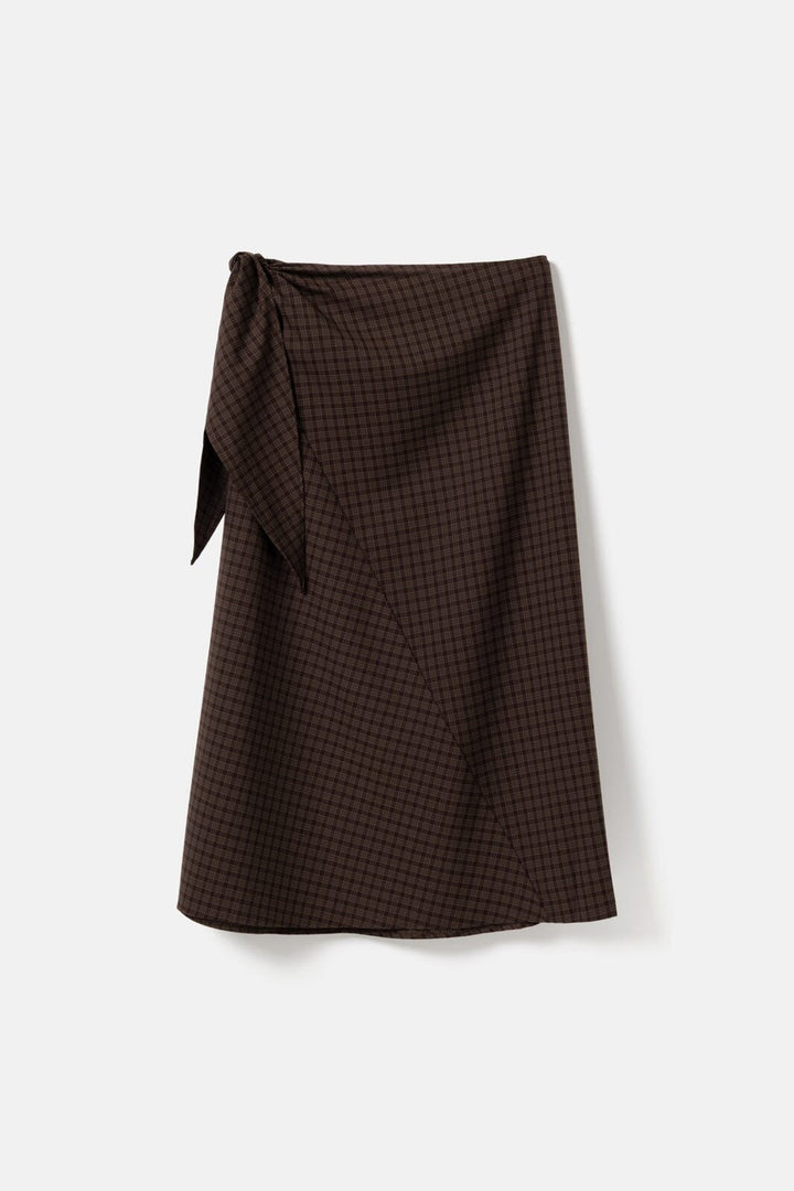 Noella - N-Mitty Skirt 16360002 - 1499 - Devana Brown Check