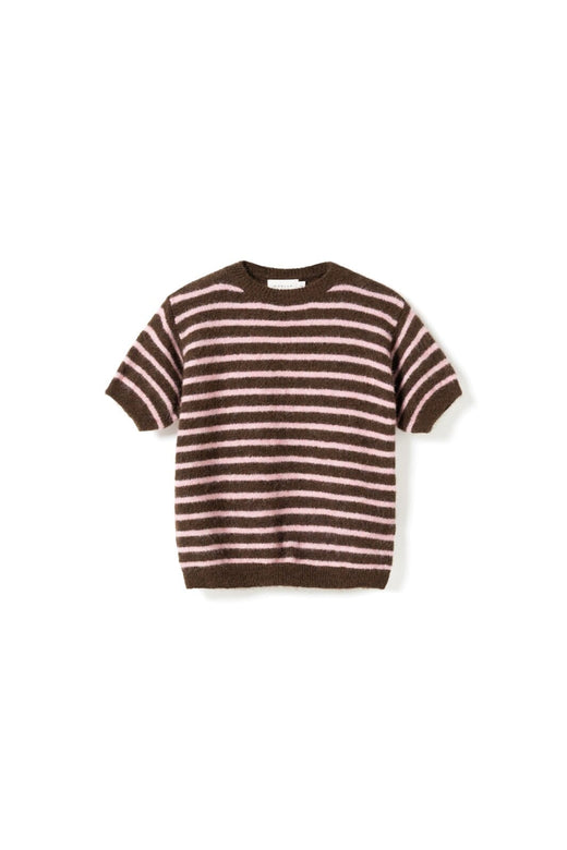 Noella - N-Monikah Ss Knit 16570003 - 1537 - Brown Rose Stripe