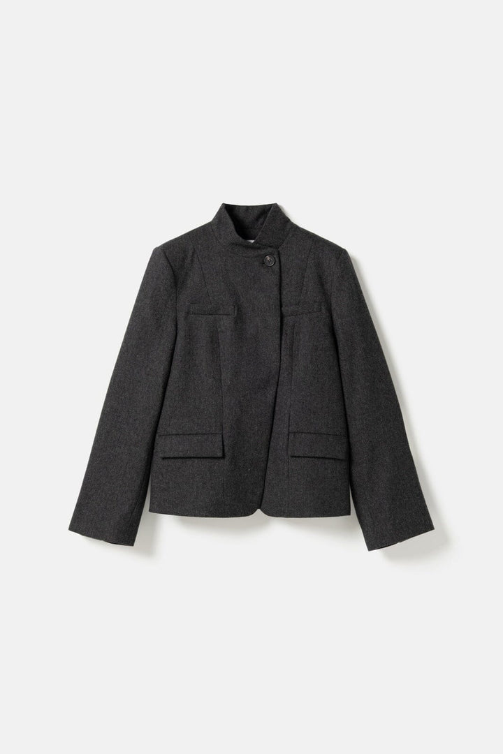 Noella - N-Monique Blazer 16390001 - 019 - Dark Grey Melange