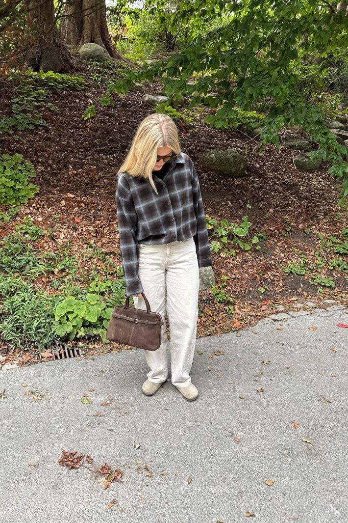 Noella - N-Nila Shirt 18150001 - 528 - Danne Brown Blue Check