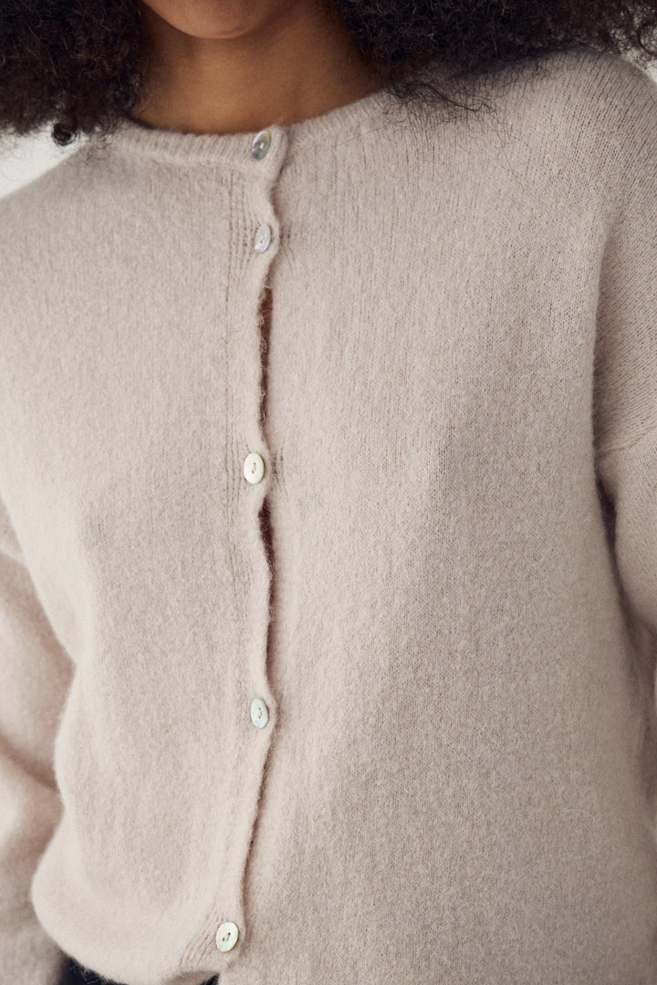 Noella - N-Numa Knit Cardigan 14900004 - 1206 - Oyster Cardigans 