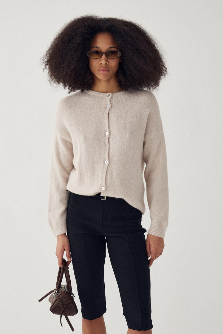 Noella - N-Numa Knit Cardigan 14900004 - 1206 - Oyster Cardigans 