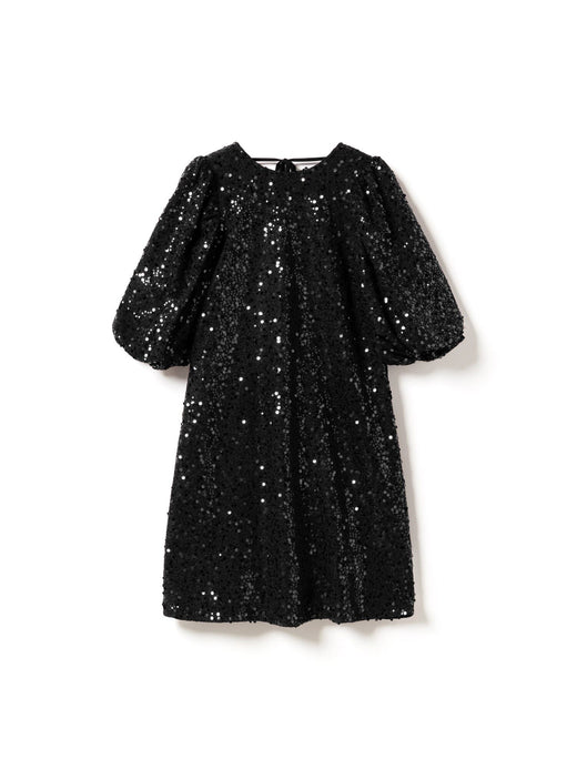 Noella - Pastis Short Dress - 004 Black Kjoler 