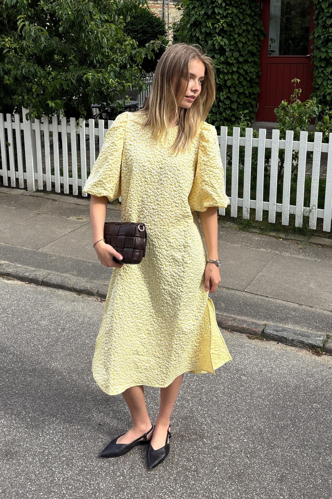 Noella - Reno Pastis Long Dress 11610005 - 990 - Buttercup Yellow Kjoler 