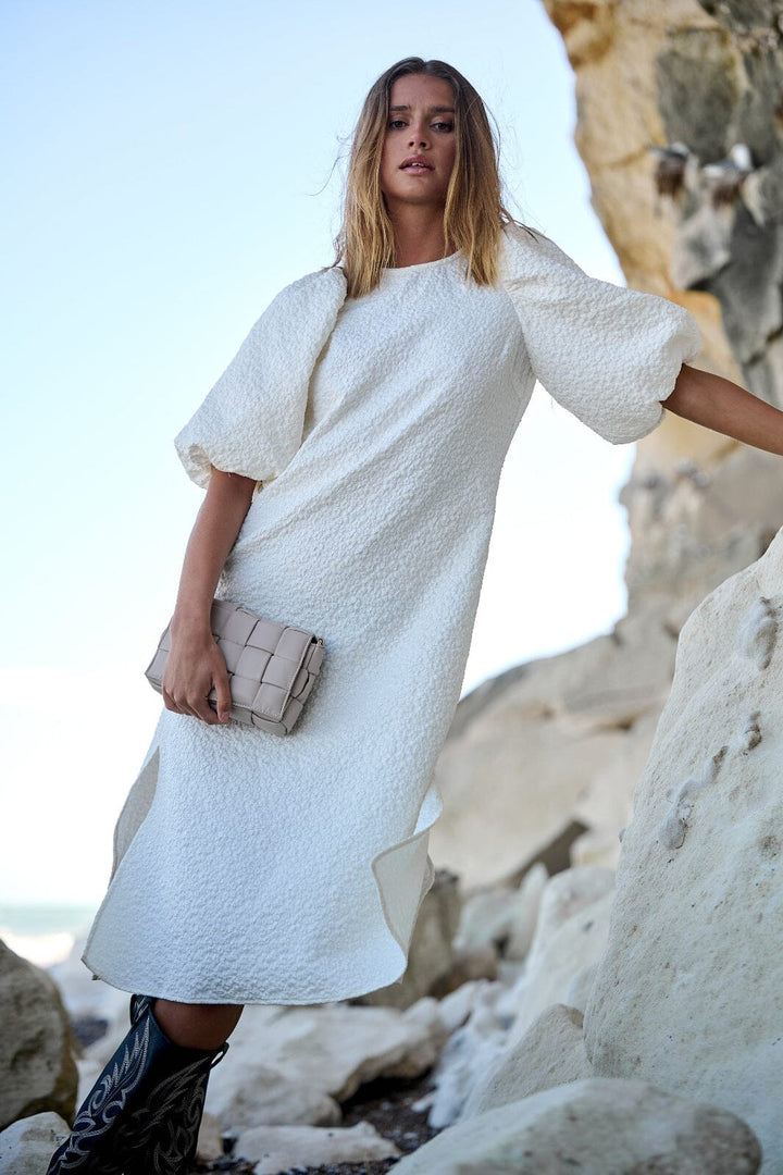 Noella - Reno Pastis Long Dress - Cream Kjoler 
