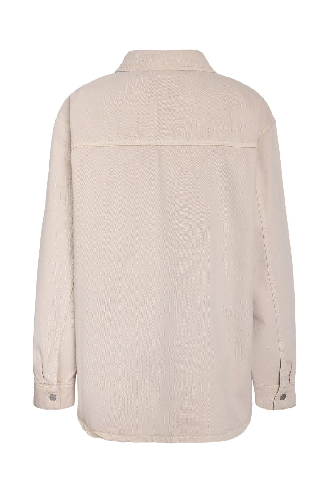 Noisy May - Nmalva L/S Colored Denim Shacket Box - 4915183 Pumice Stone