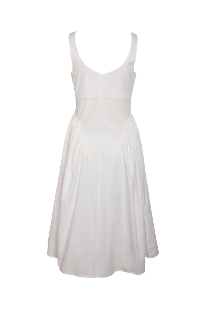 Noisy May - Nmasta Strap Midi Dress Fwd - 4980119 Cloud Dancer
