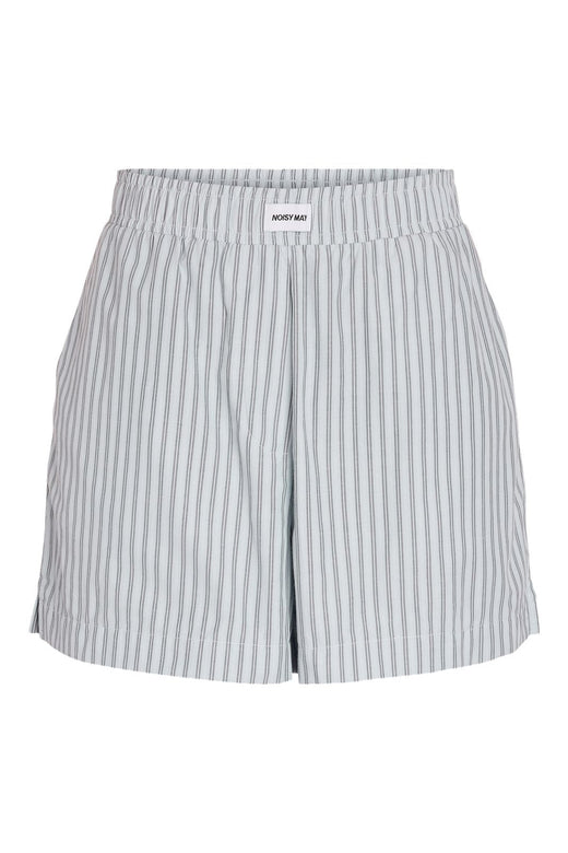 Noisy May - Nmfrida Stripe Shorts - 5191129 Blue Bell Grey