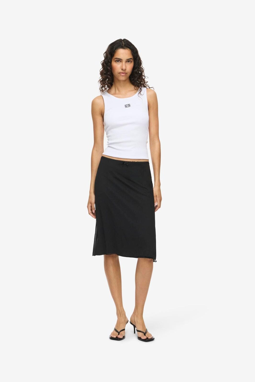 Noisy May - Nmjudith Lw Mesh Skirt - 5197212 Black