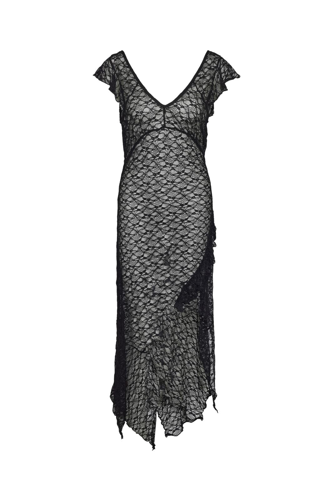 Noisy May - Nmlacey C/S Maxi Dress - 4845489 Black