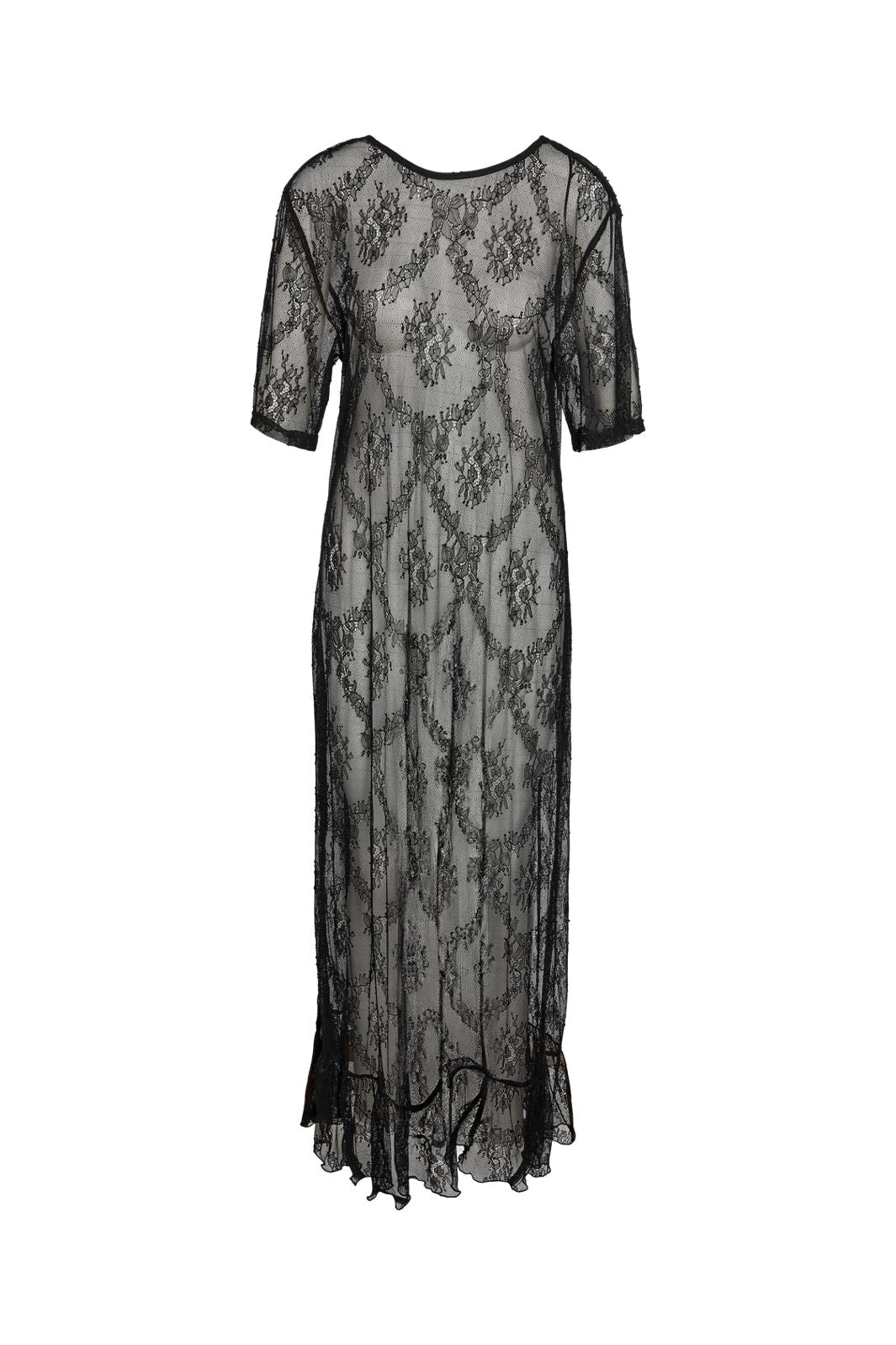 Noisy May - Nmlucia S/S Long Dress - 4980146 Black