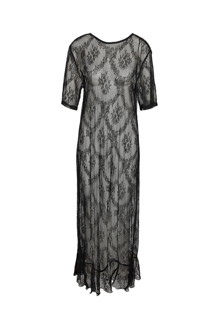 Noisy May - Nmlucia S/S Long Dress - 4980146 Black