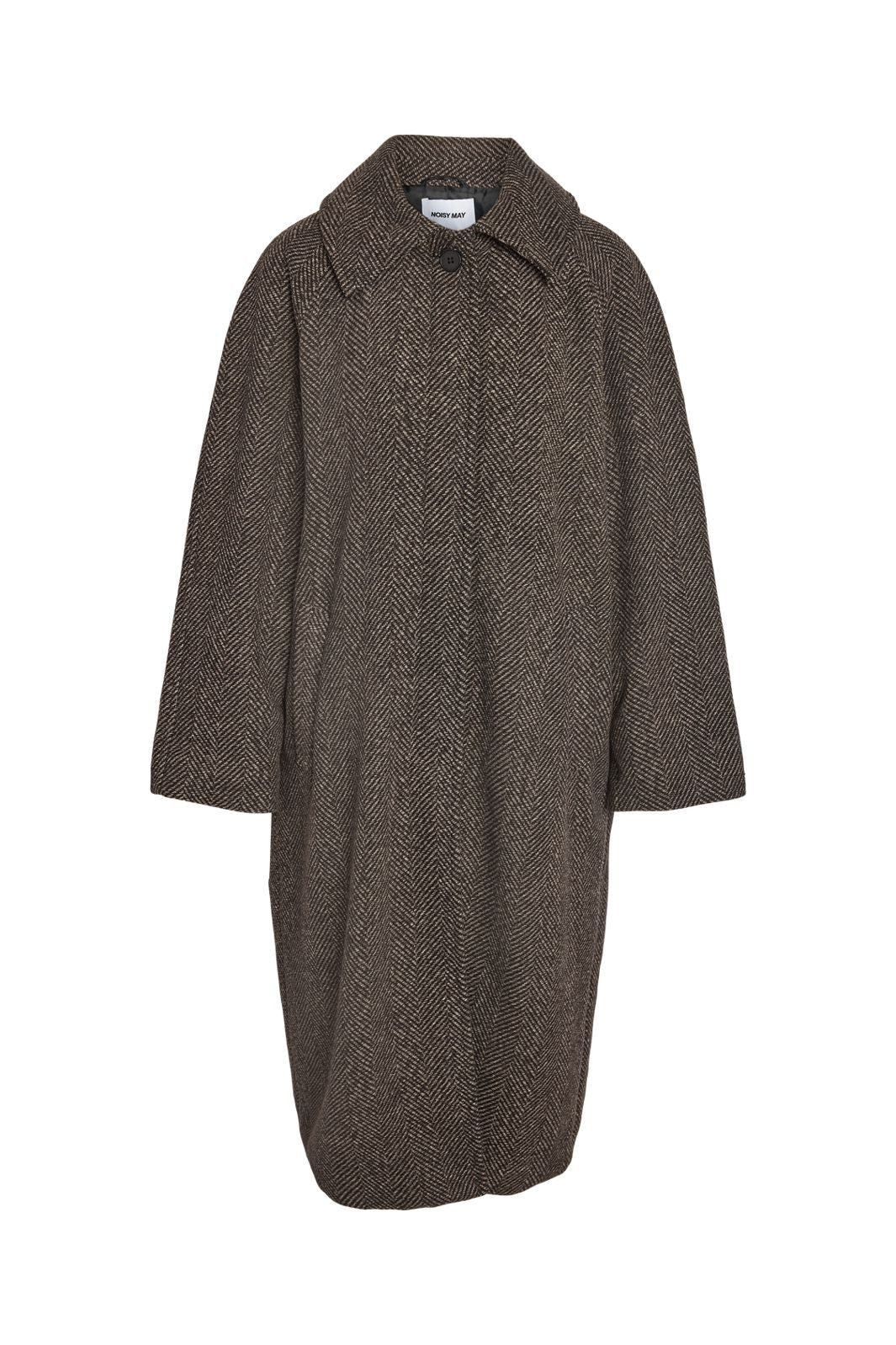 Noisy May - Nmmaddie L/S Coat - 5075801 Chocolate Brown