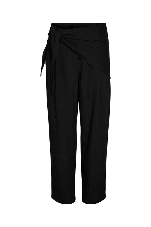 Noisy May - Nmpine Pinstripe Scarf Pant Tnt/20 - 5224942 Black