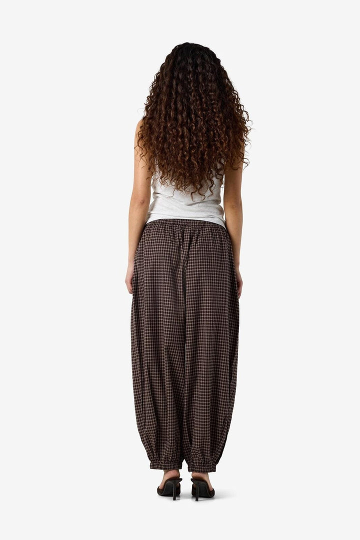 Noisy May - Nmtrix Balloon Pant Tnt/17 - 5185507 Chocolate Brown Beige