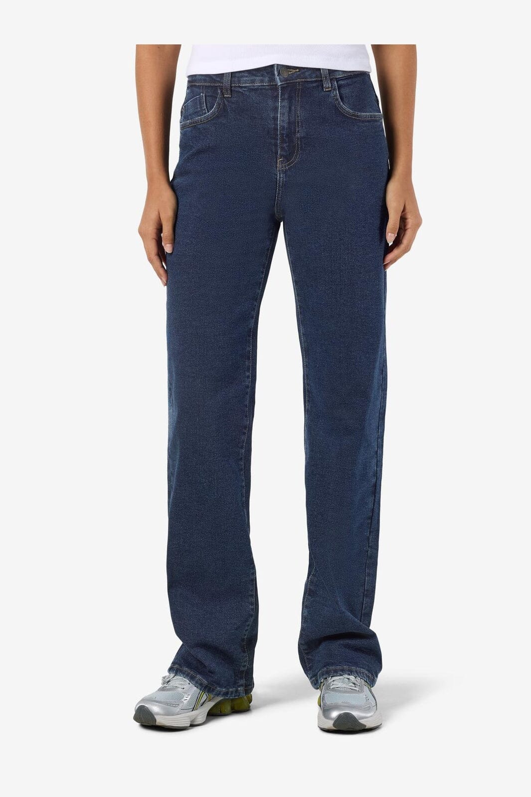 Noisy May - Nmyolanda Wide Str Az365Db Fwd - 4532744 Dark Blue Denim