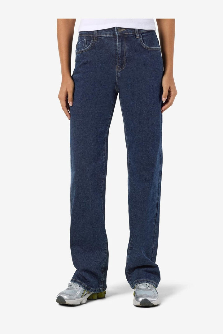 Noisy May - Nmyolanda Wide Str Az365Db Fwd - 4532744 Dark Blue Denim