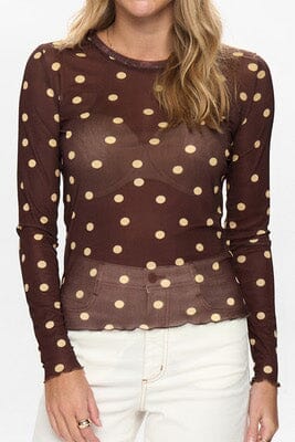 Nümph - Nusine Mesh Blouse 707155 - Sahara Sun