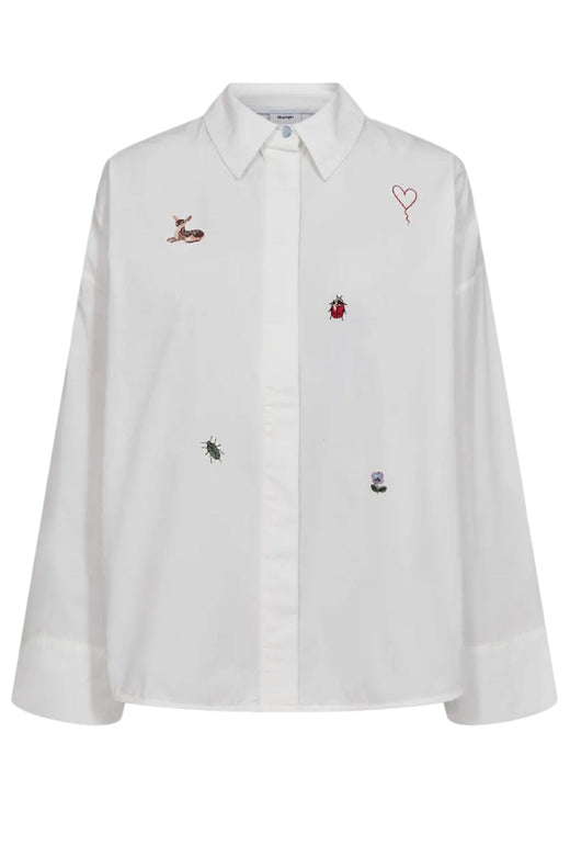 Nümph - Nutenja Shirt 707049 - Bright White Skjorter 