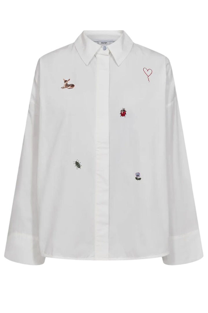 Nümph - Nutenja Shirt 707049 - Bright White Skjorter 