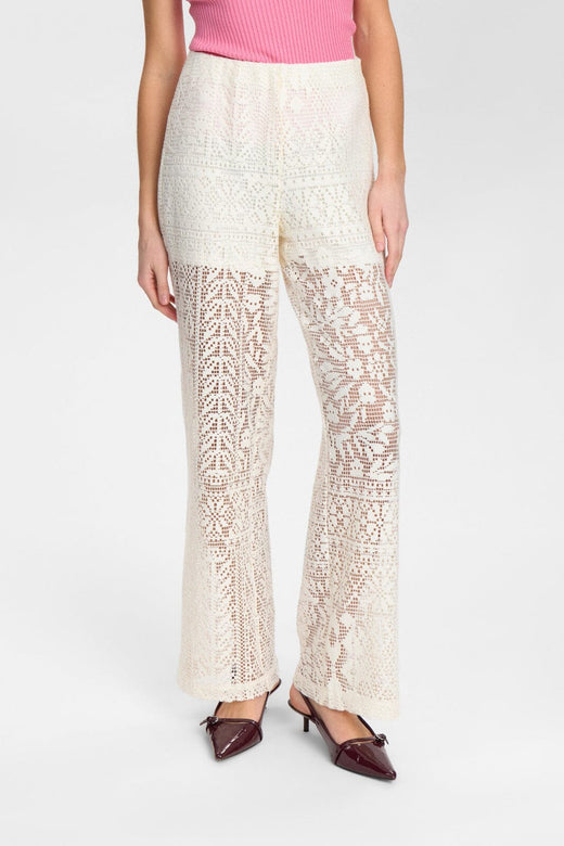 Nümph - Nuwicki Pants 705530 - Cloud Dancer Bukser 