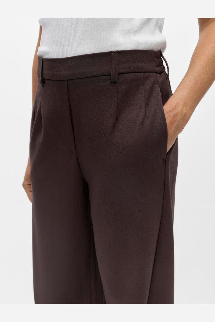 Object - Objlisa Ankle Barrel Pant - 5154363 Seal Brown