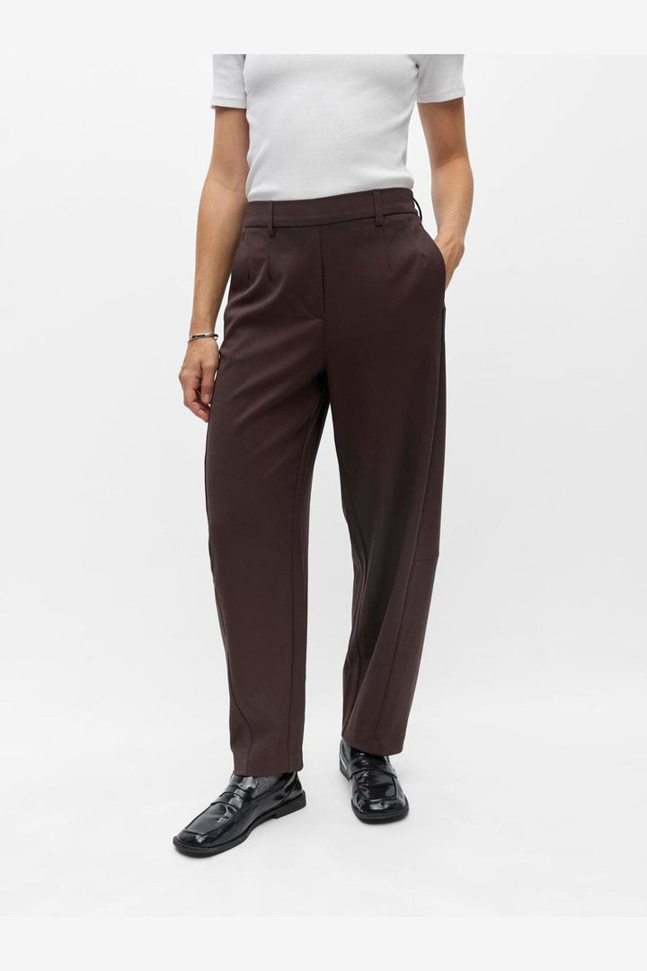 Object - Objlisa Ankle Barrel Pant - 5154363 Seal Brown