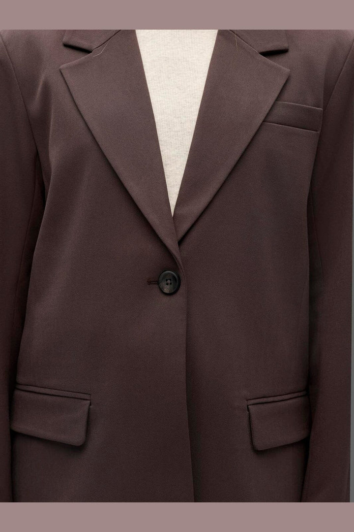 Object - Objlisa Lo Blazer - 5122508 Seal Brown