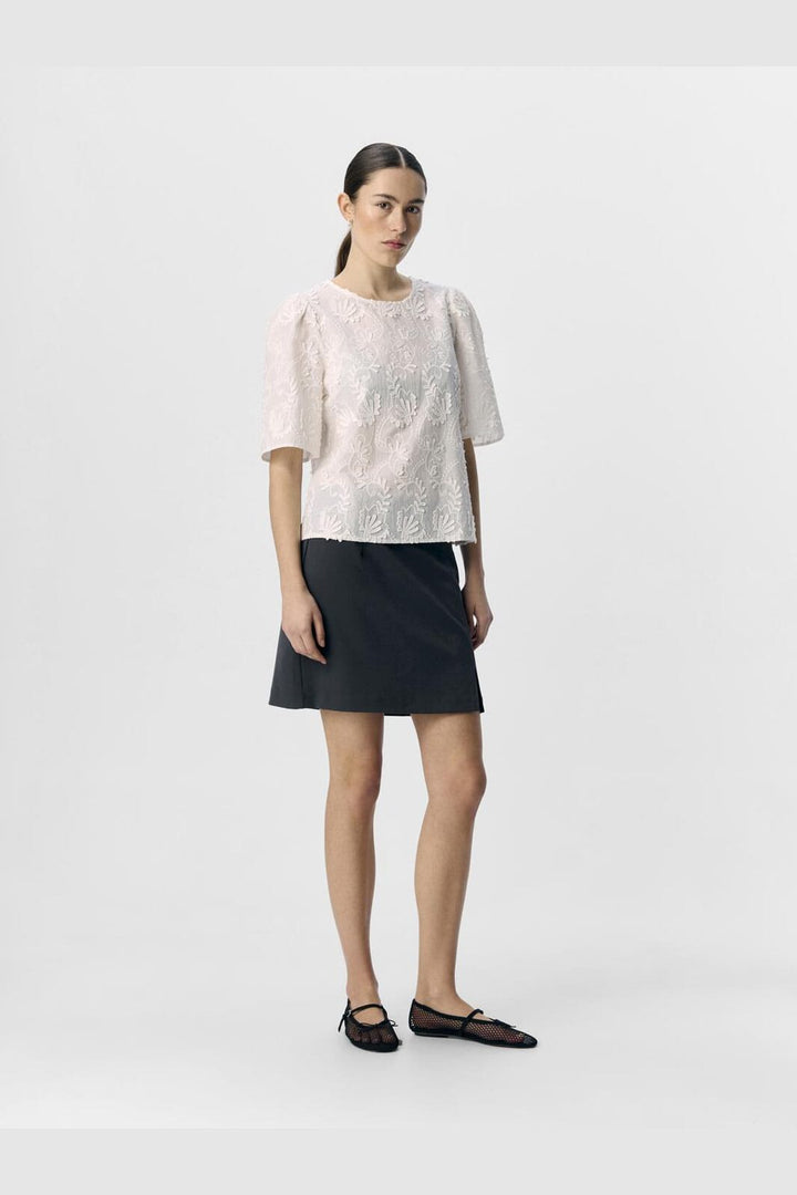 Object - Objmya 2/4 Re Top - 4911950 Cloud Dancer
