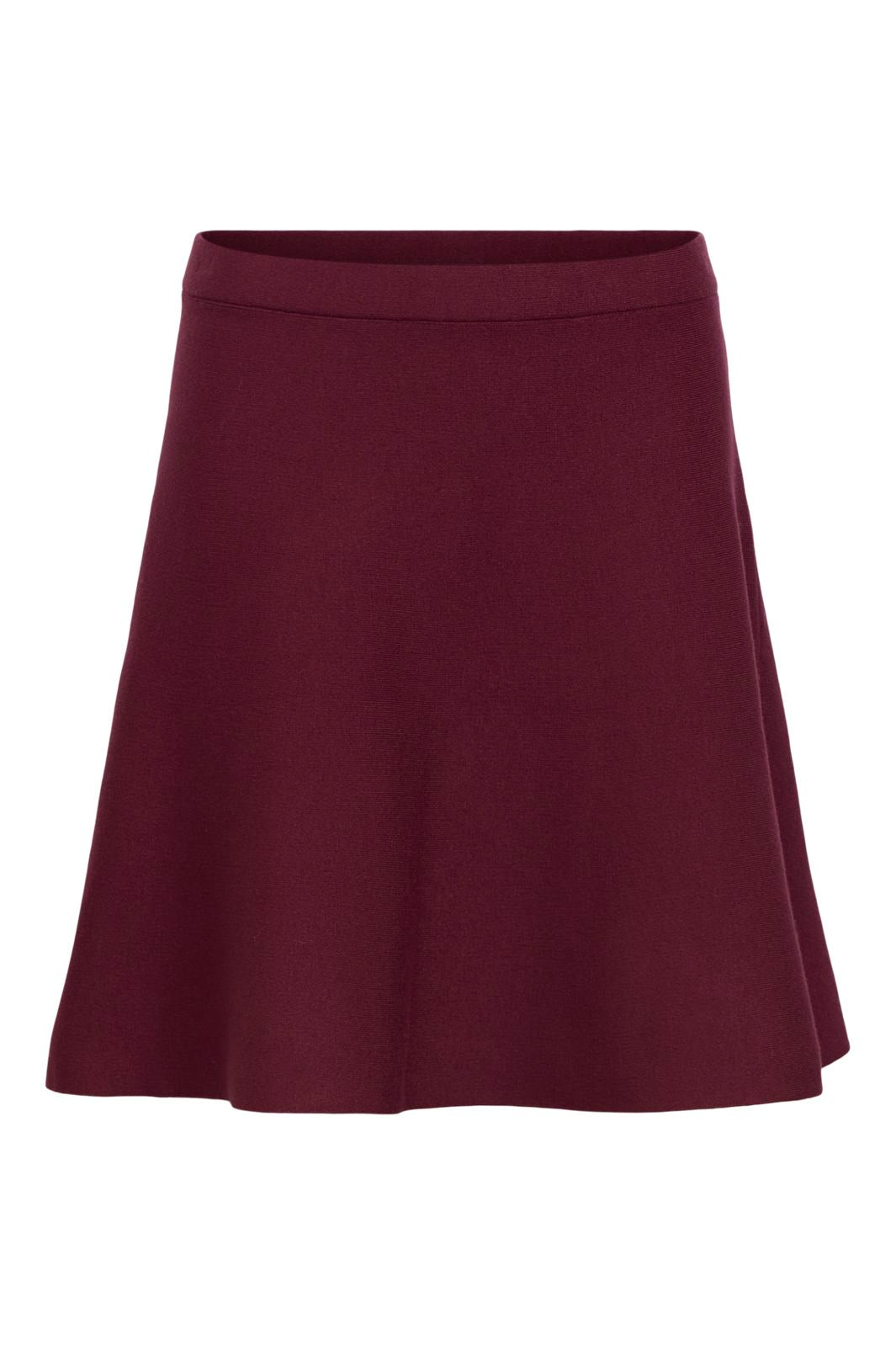 Object - Objreynard Short Knit Skirt - 5131844 Windsor Wine