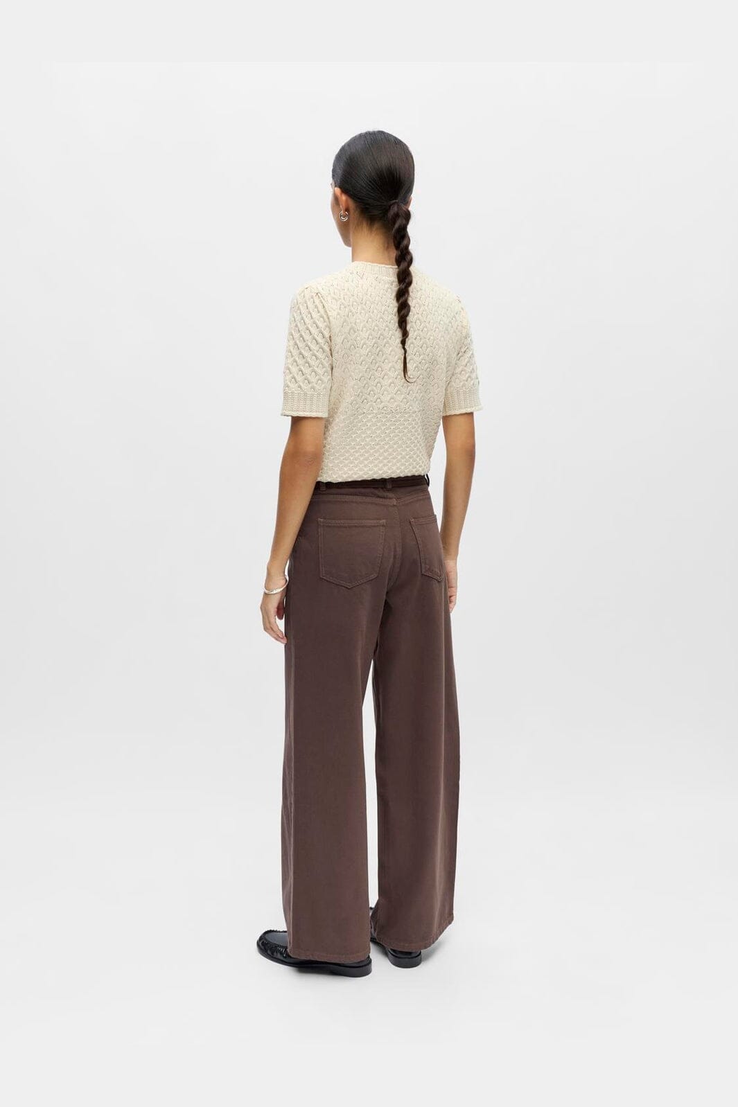 Object - Objrosie Wide Jeans - 5096864 Seal Brown