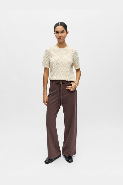 Object - Objrosie Wide Jeans - 5096864 Seal Brown