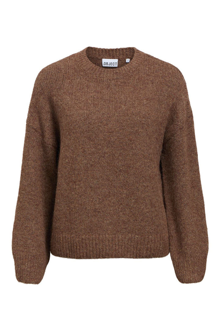 Object - Objsaggia Ls Lo Pullover - 5091392 Carafe Melange