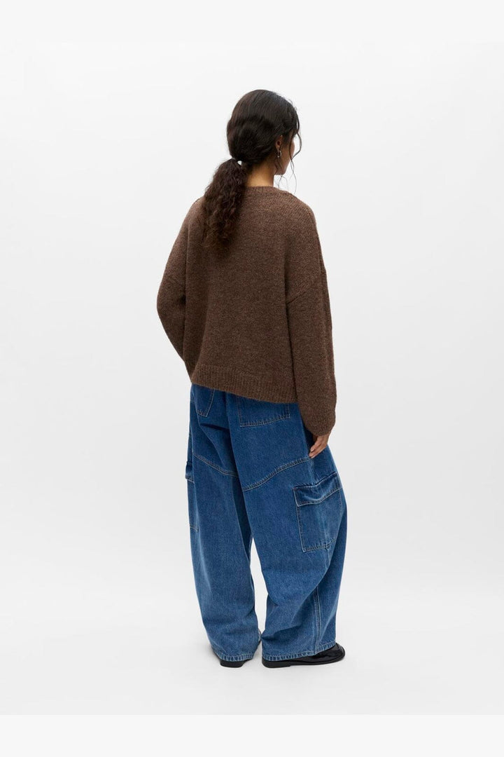Object - Objsaggia Ls Lo Pullover - 5091392 Carafe Melange