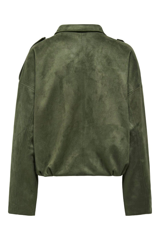 Only - Onlamber Faux Suede Jacket - 5010173 Grape Leaf