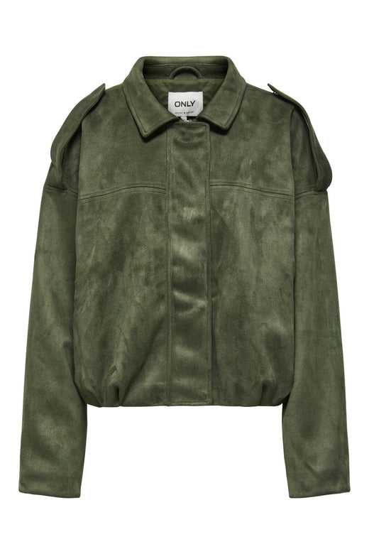 Only - Onlamber Faux Suede Jacket - 5010173 Grape Leaf