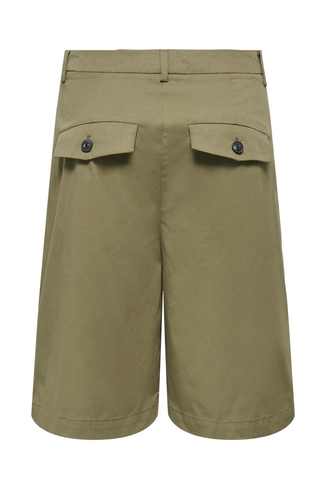 Only - Onlanny Baggy Bermuda Shorts - 5018667 Stone Gray