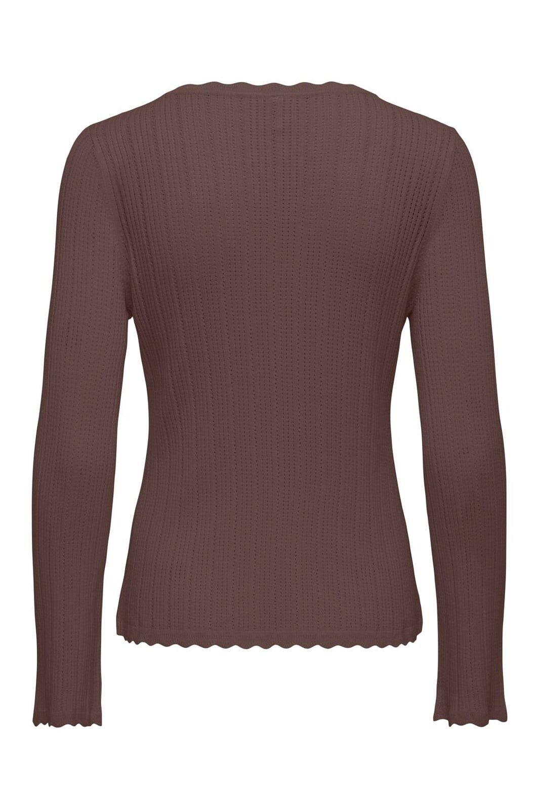 Only - Onlarona Ls V-Neck Struc Cardigan Cc Knt - 5082605 Chocolate Martini