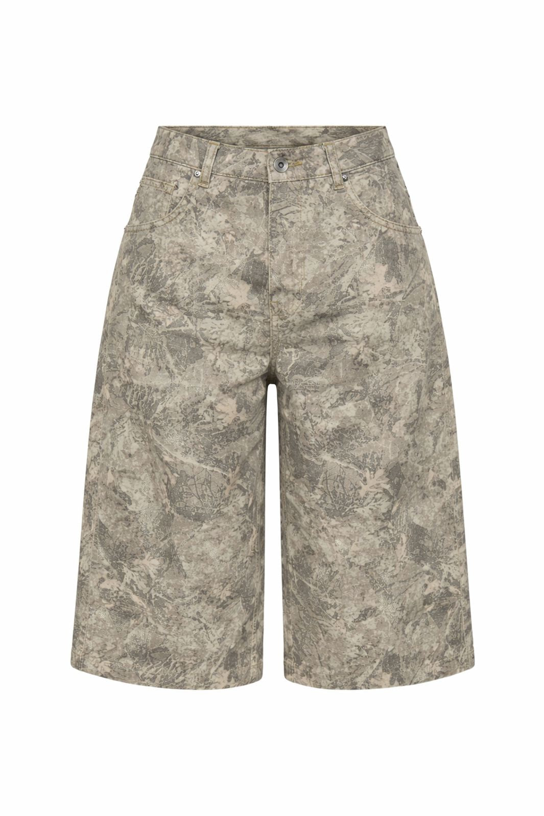 Only - Onlbanu Camo Bermuda Shorts - 5184957 Smokey Olive Camo