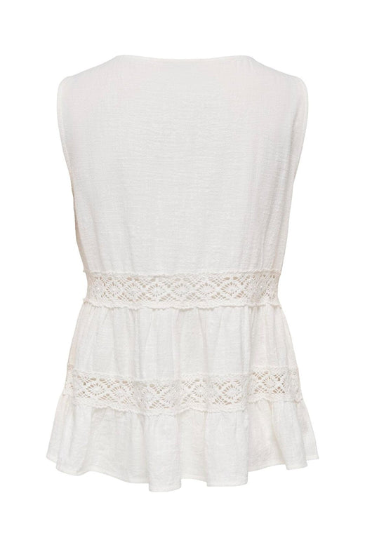 Only - Onlbeatrice S/L Top - 5151356 Cloud Dancer