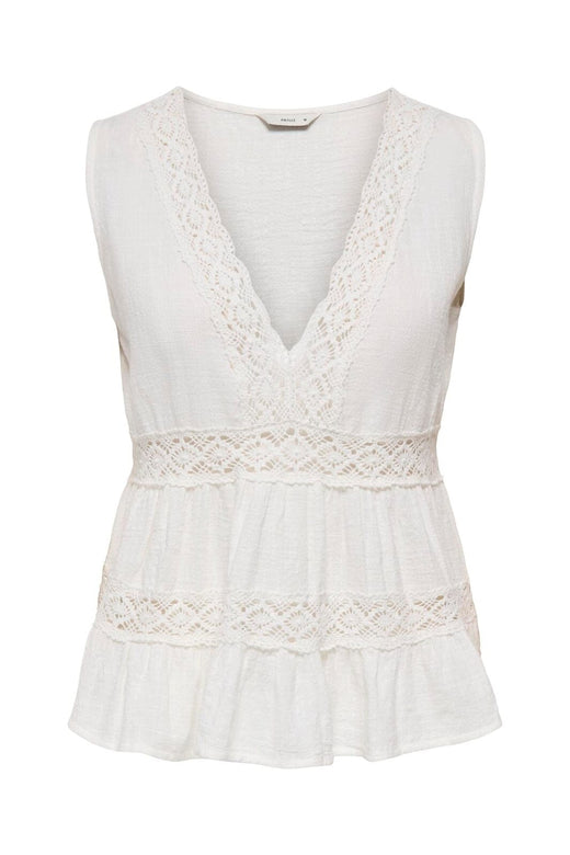 Only - Onlbeatrice S/L Top - 5151356 Cloud Dancer