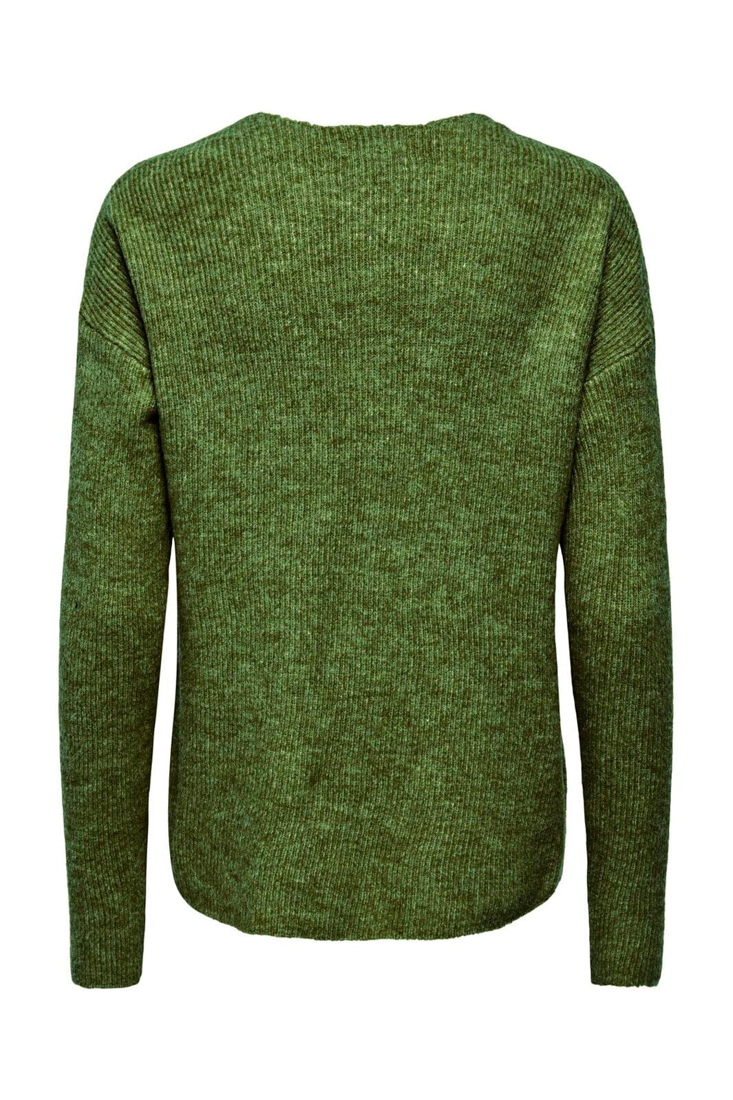 Only - Onlcamilla V-Neck L/S Pullover Knt - 5202703 Forest Night Melange