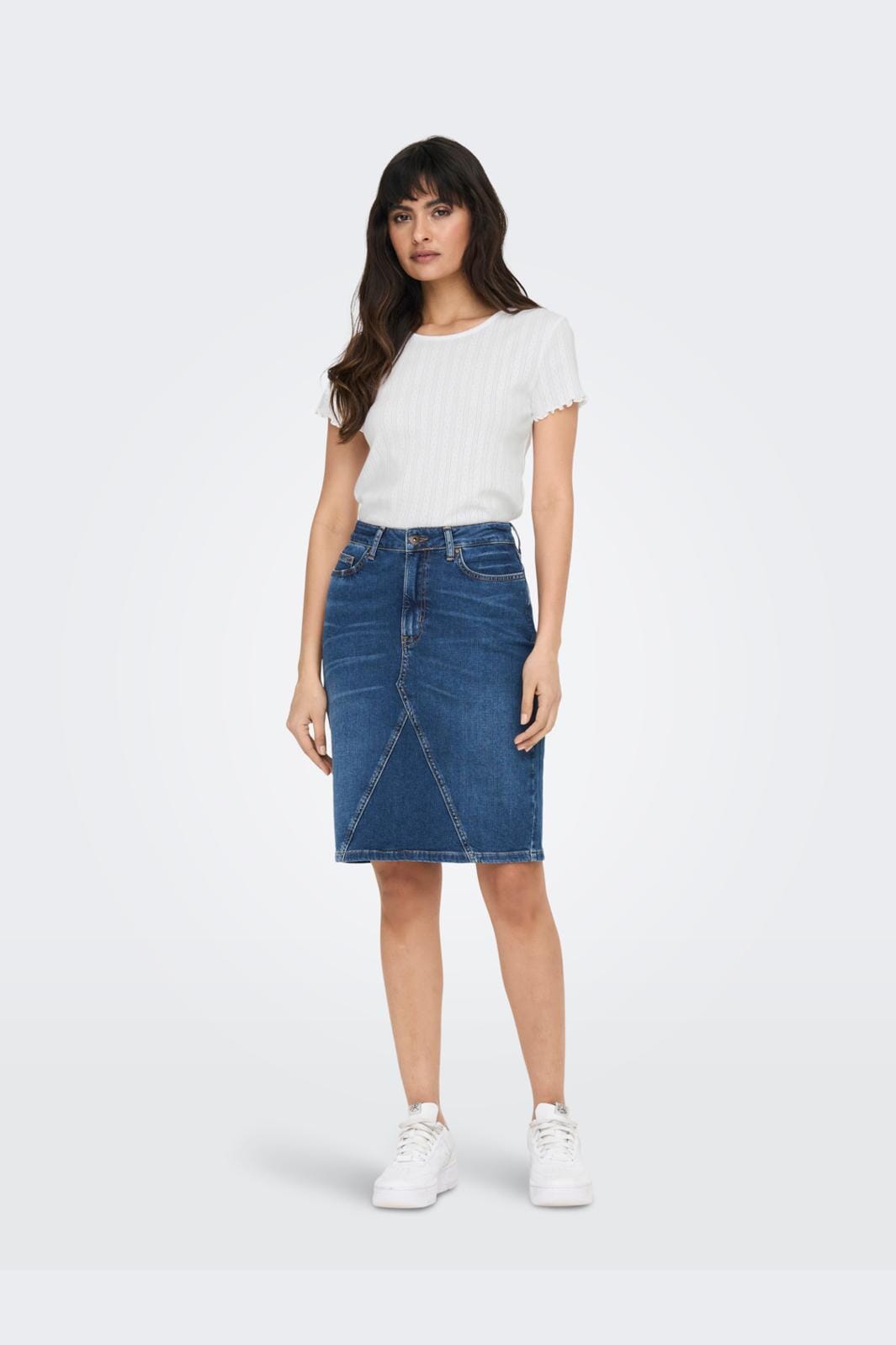 Only - Onlcarlotta SS Top - 3876952 White
