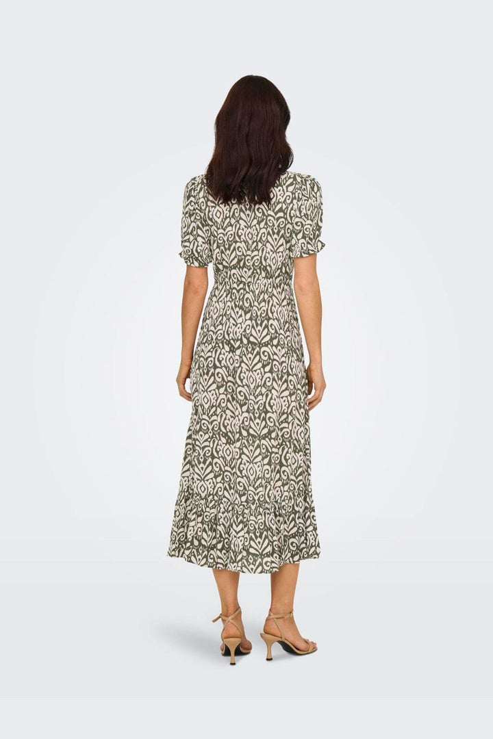 Only - Onlchianti S/S Long Dress - 4608772 Tarmac Kaja Graphic