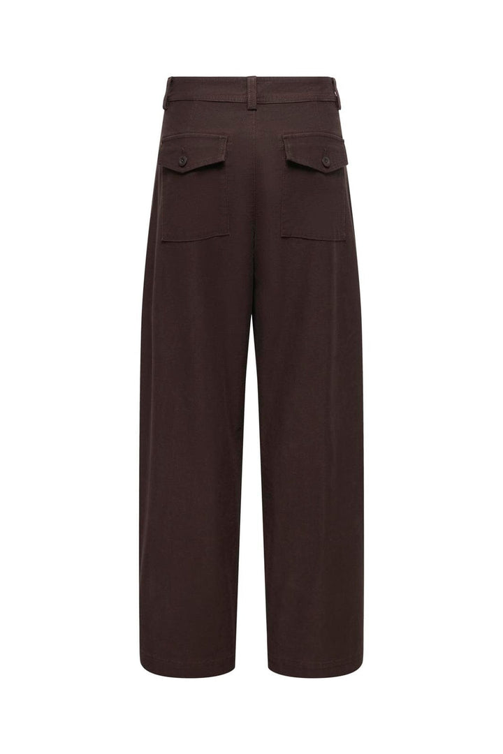 Only - Onlclair Barrel Pant - 5065424 Black Coffee