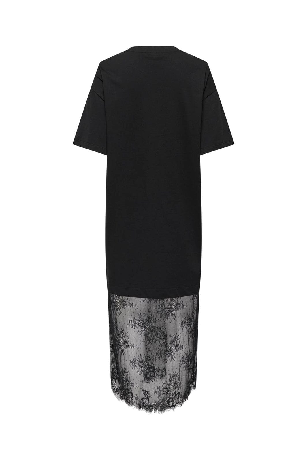 Only - Onlcliff S/S Tee Lace Dress - 5121531 Black