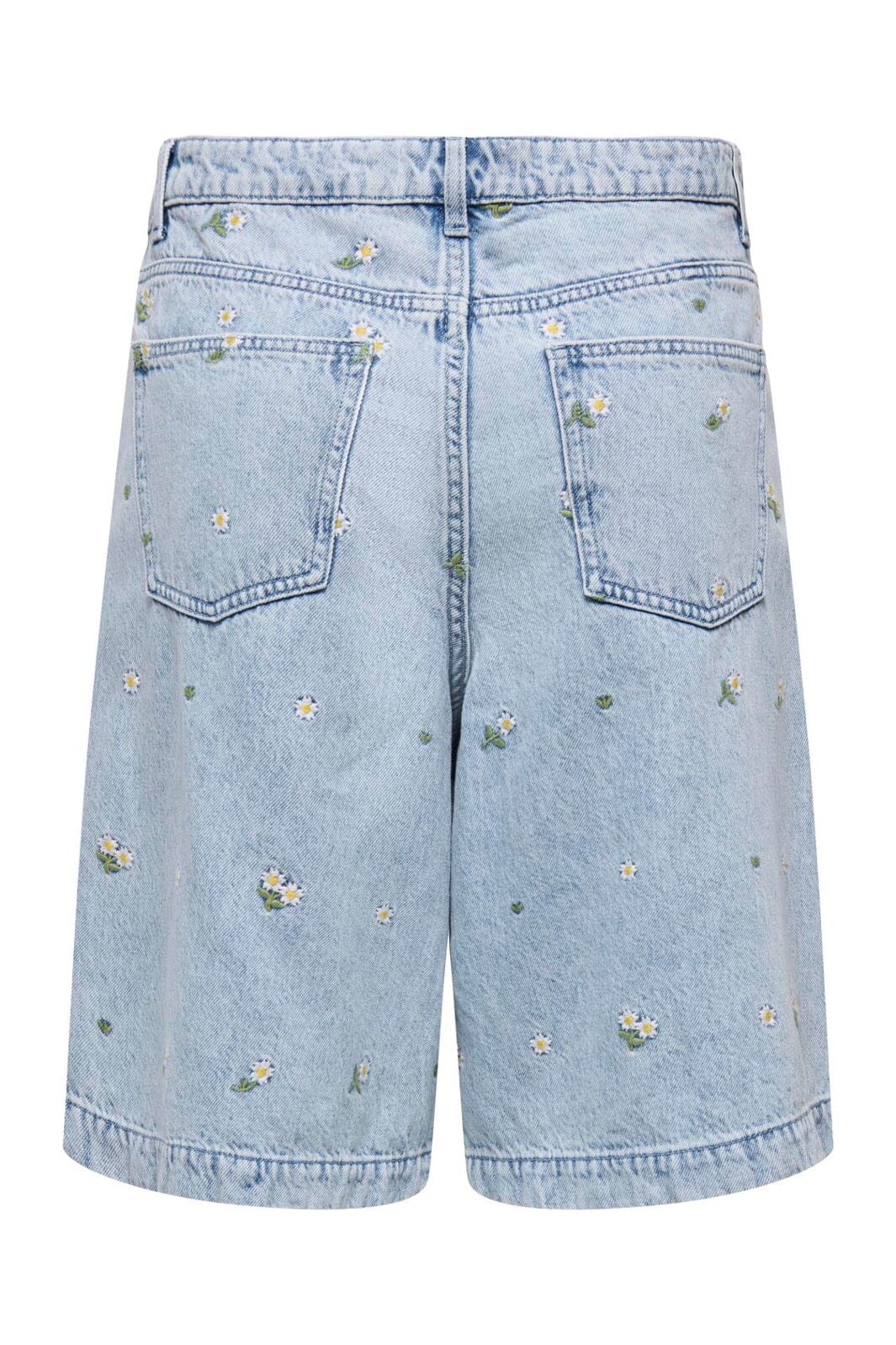 Only - Onldorsi-Cassie Emb Long Shorts Akm - 5031107 Light Blue Denim