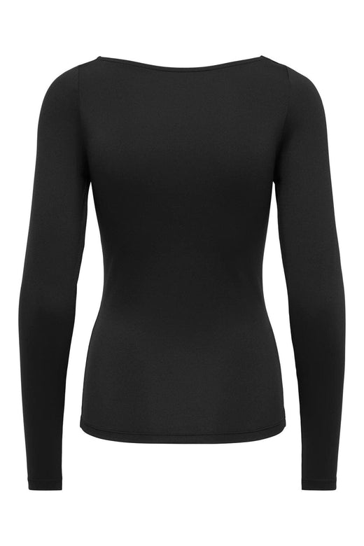 Only - Onlea L/S Boatneck Top - 5162505 Black